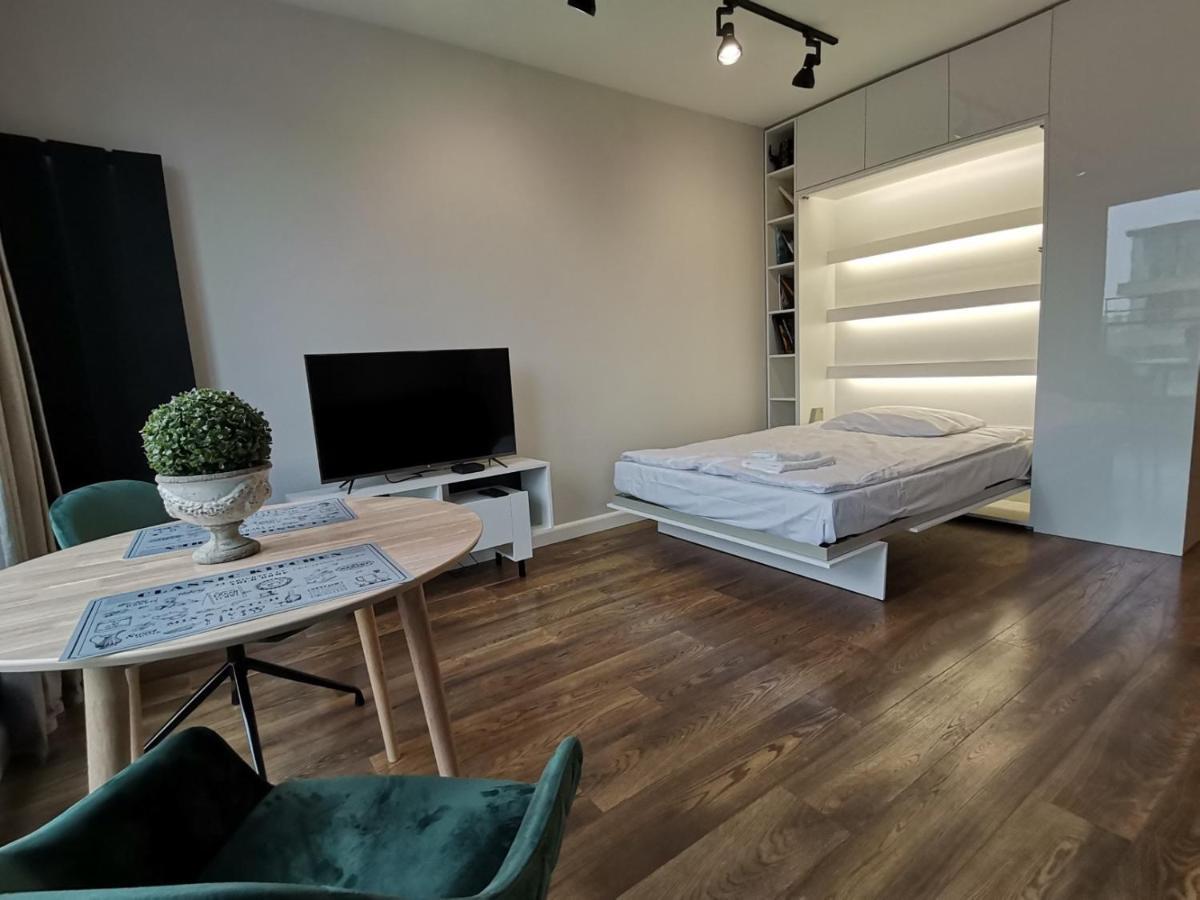 ワルシャワNowoczesny Apartament Z Widokiemアパートメント エクステリア 写真
