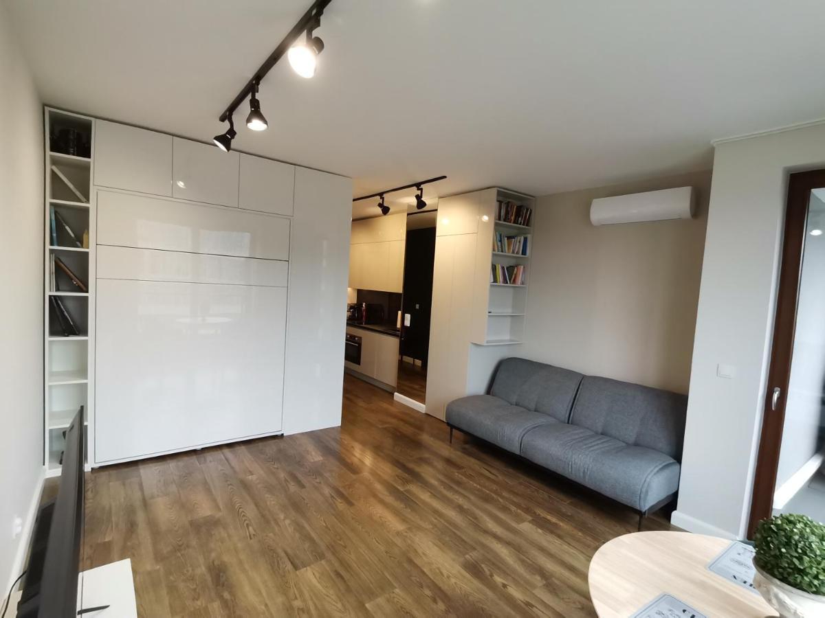ワルシャワNowoczesny Apartament Z Widokiemアパートメント エクステリア 写真