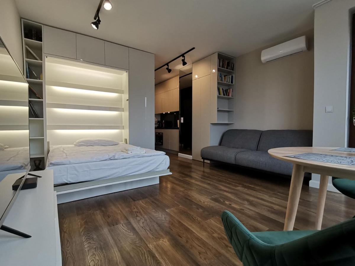 ワルシャワNowoczesny Apartament Z Widokiemアパートメント エクステリア 写真