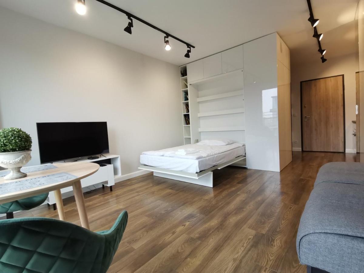 ワルシャワNowoczesny Apartament Z Widokiemアパートメント エクステリア 写真