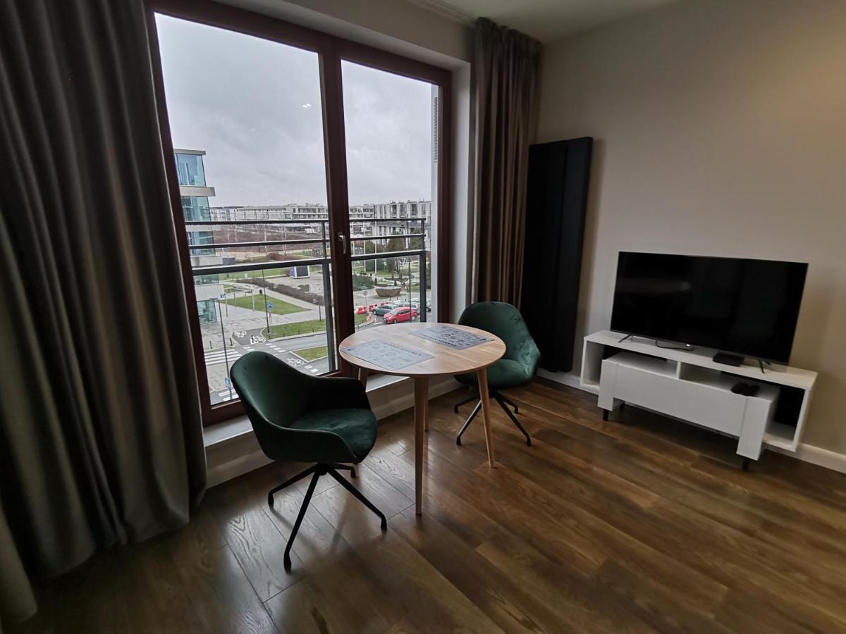 ワルシャワNowoczesny Apartament Z Widokiemアパートメント エクステリア 写真